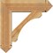 Ekena Millwork Legacy Arts and Crafts Rough Sawn Bracket w/ Offset Brace, Western Red Cedar, 8"W x 28"D x 28"H BKT0806X28X28LEC03RWR - alternate 2